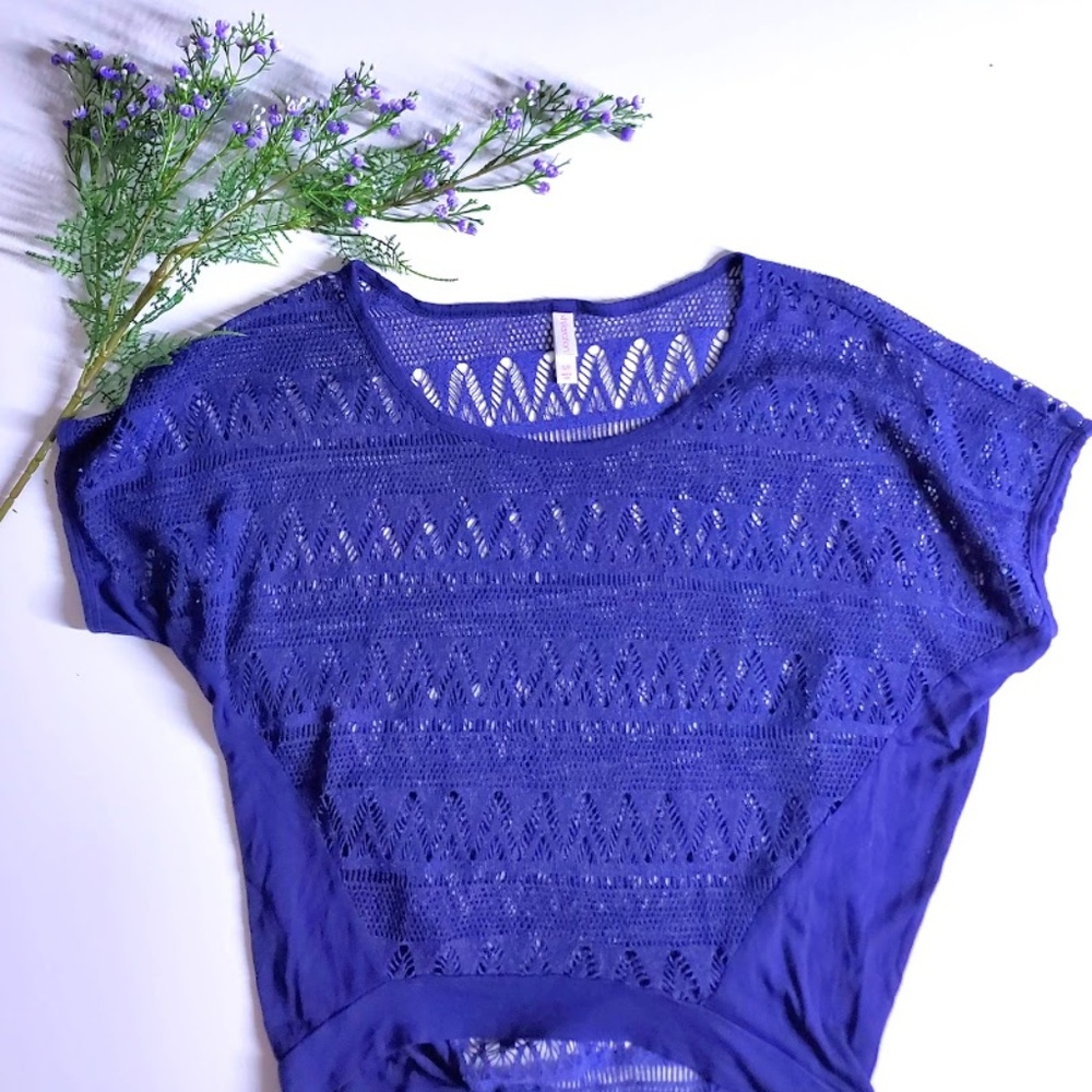 Xhilaration Short Sleeve Tee Blue
